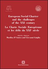 European social charter and the challenges of the XXI century edito da Edizioni Scientifiche Italiane