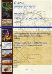 Sviluppo degli studi in sedimentologia degli acquiferi e acque sotterranee in Italia di R. Valloni edito da Ist. Poligrafico dello Stato