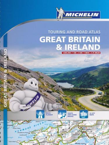 Great Britain & Ireland. Touring and road atlas 1:300.000. Ediz. a spirale edito da Michelin Italiana