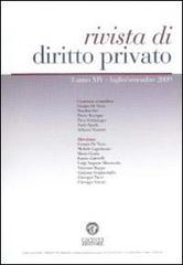 Rivista di diritto privato (2009) vol.3 edito da Cacucci