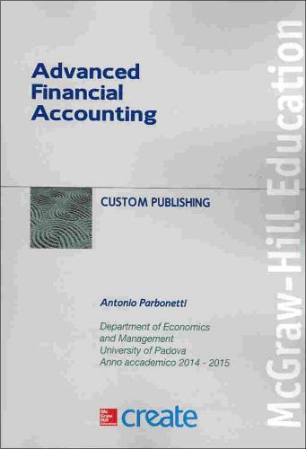 Advanced financial accounting edito da McGraw-Hill Education