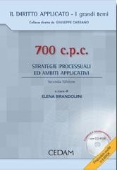 700 c.p.c. Strategie processuali ed ambiti applicativi. Con CD-ROM edito da CEDAM
