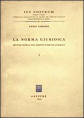 La norma giuridica vol.1 di Ennio Cortese edito da Giuffrè