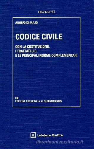 Codice Civile 2026 di Adolfo Di Majo edito da Giuffrè