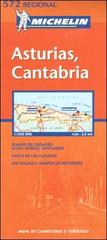Asturias, Cantabria 1:250.000 edito da Michelin Italiana