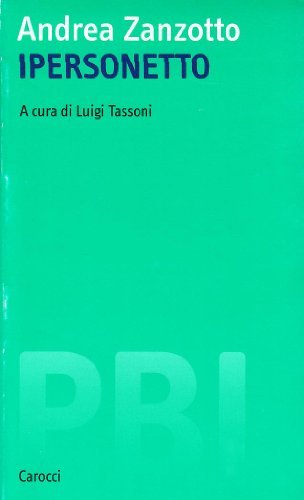 Ipersonetto di Andrea Zanzotto edito da Carocci