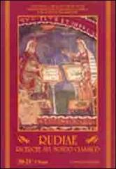 Rudiae. Ricerche sul mondo classico vol. 20-21/1 edito da Congedo