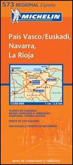 Pais Vascos, Navarra, La Roja 1:250.000 edito da Michelin Italiana
