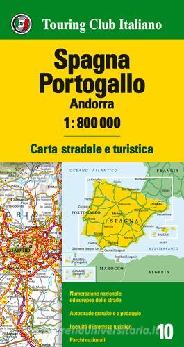 Spagna, Portogallo, Andorra 1:800.000. Carta stradale e turistica. Ediz. multilingue edito da Touring