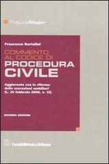 Commento al codice di procedura civile di Francesco Bartolini edito da La Tribuna