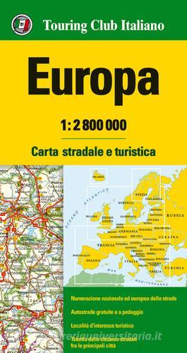 Europa 1:2.800.000. Carta stradale e turistica edito da Touring