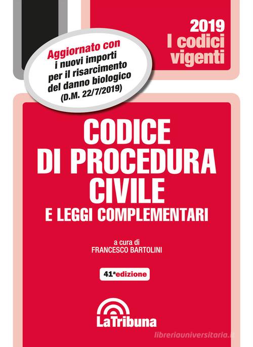 Codice di procedura civile e leggi complementari edito da La Tribuna