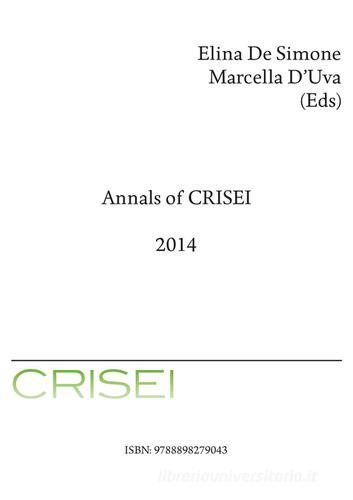 Annals of CRISEI 2014 edito da CRISEI