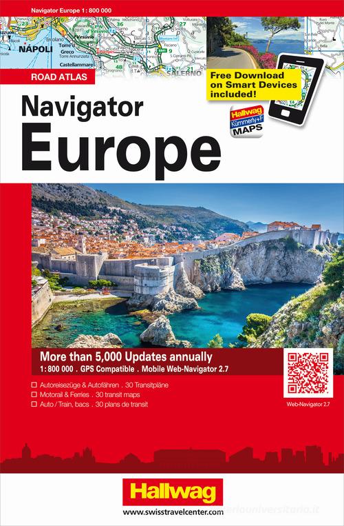 Navigator Europe 1:800.000. Con Contenuto digitale per download edito da Hallwag