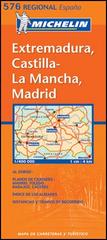 Extremadura, Castilla la Mancha, Madrid 1:400.000 edito da Michelin Italiana