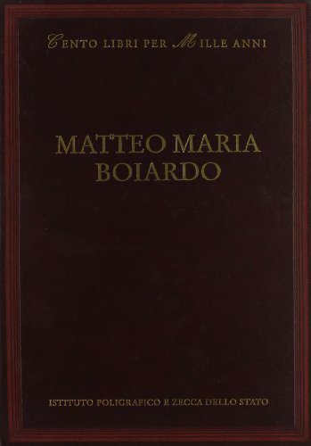 Matteo Maria Boiardo di Gesualdo Bufalino edito da Ist. Poligrafico dello Stato