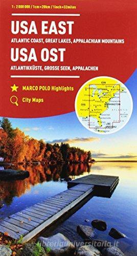 Stati Uniti orientali, grandi laghi, 1:200.000 edito da Marco Polo