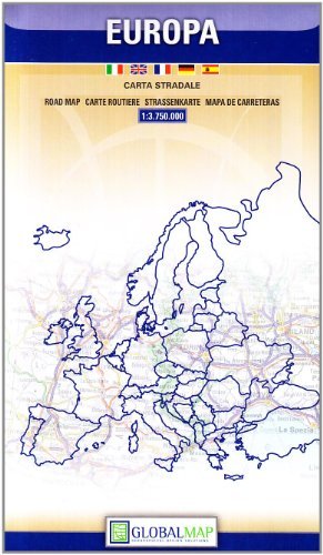 Europa. Carta stradale. 1.3.750.000 edito da LAC