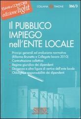 Il pubblico impiego nell'ente locale edito da Edizioni Giuridiche Simone