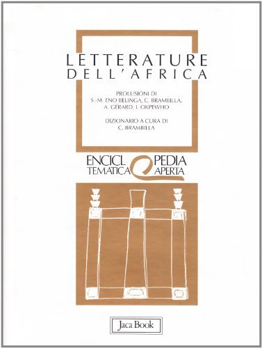 Letterature dell'Africa edito da Jaca Book