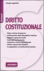Diritto costituzionale di Giorgio Cagnolati edito da Vallardi A.