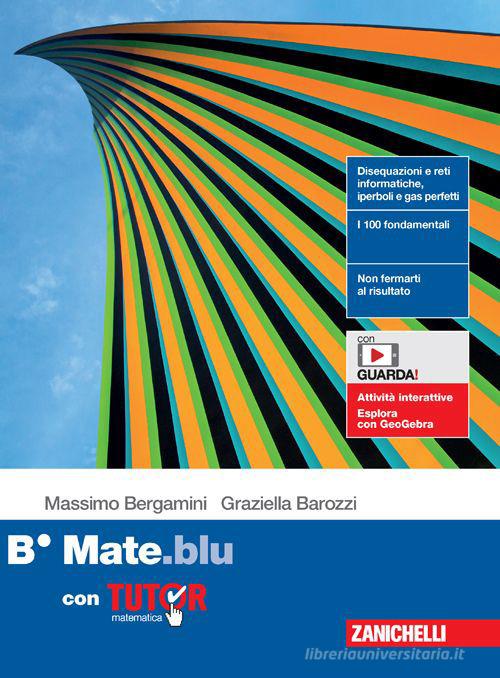 9788808579164 Mate.blu. Confezione B con Tutor. di Massimo Berga...tronicamente)