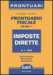 Prontuario fiscale vol.1 di Saverio Capolupo, Nicolò Pollari edito da Buffetti