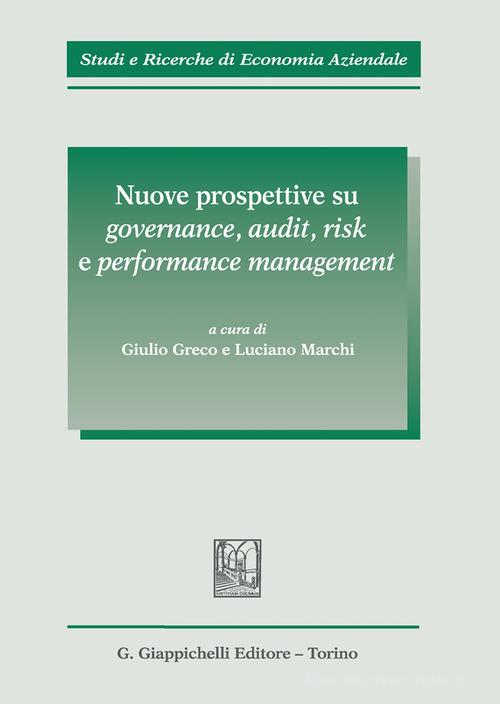 Nuove prospettive su governance, audit, risk e performance management edito da Giappichelli
