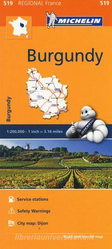 Borgogna 1:200.000 edito da Michelin Italiana
