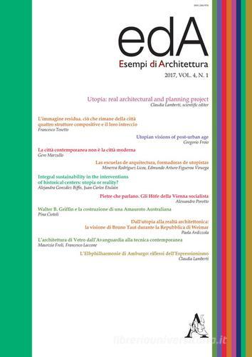 EDA. Esempi di architettura 2017. International journal of architecture and enginering (2017). Ediz. bilingue vol.4.1 edito da Aracne
