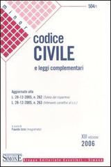 Codice civile e leggi complementari edito da Edizioni Giuridiche Simone