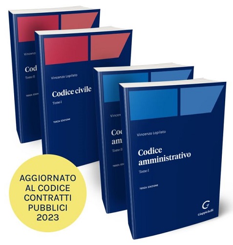 Codice civile + codice amministrativo di Vincenzo Lopilato edito da Giappichelli