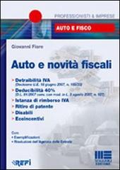 Auto e novità fiscali di Giovanni Fiore edito da Maggioli Editore