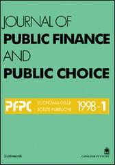 Journal of public finance and public choice vol.1 edito da Gangemi Editore