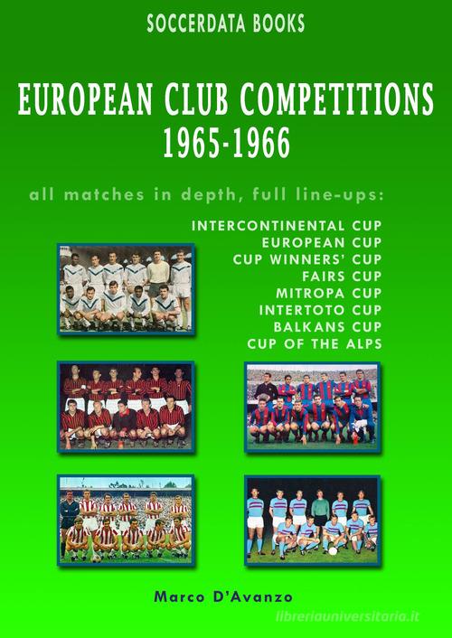 European club competitions (1965-1966) di Marco D'Avanzo edito da Soccerdata