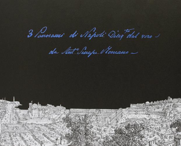 Tre panorami di Napoli disegnati dal vero da Antonio Senape Romano di Antonio Senape edito da Grimaldi & C.