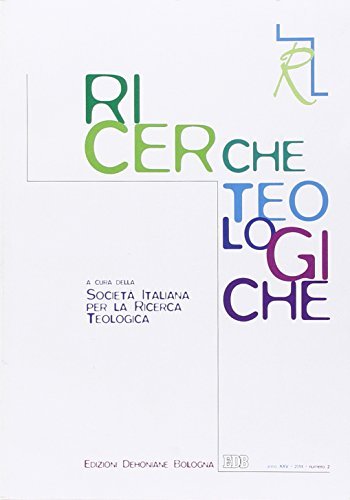 Ricerche teologiche (2014) vol.2 edito da EDB