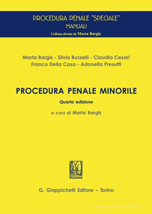 Procedura penale minorile edito da Giappichelli