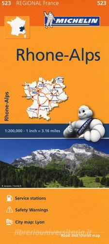 Rhône, Alpes-Rhone, Alps 1:200.000 edito da Michelin Italiana