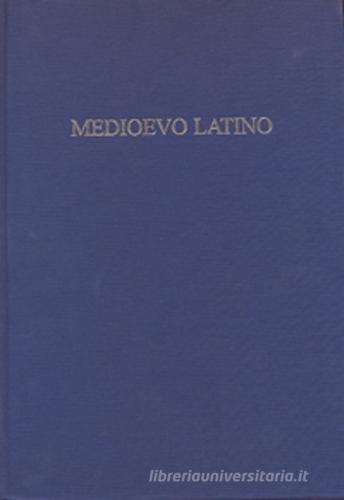 Medioevo latino. Bollettino bibliografico della cultura europea vol.40 edito da Sismel