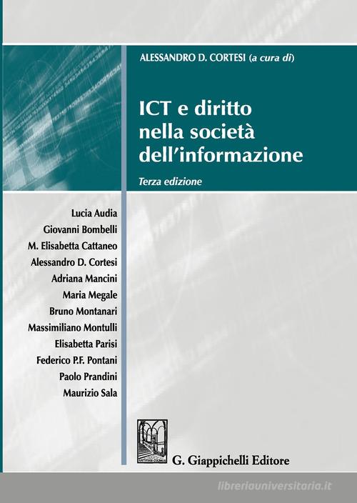 ICT e diritto nella società dell'informazione edito da Giappichelli