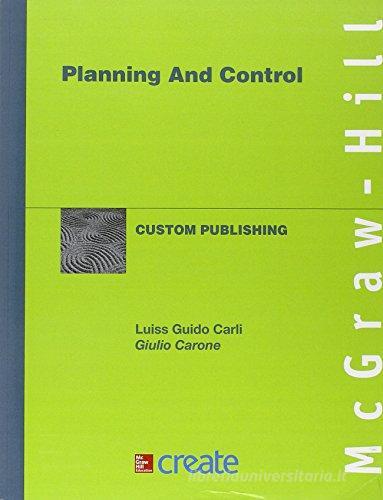 Planning and control edito da McGraw-Hill Education