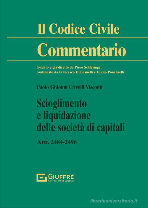 scioglimento e liquidazione società di capitali Dieta: consistenza degli alimenti main image 1