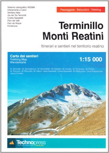 Monte Terminillo 1:15.000 edito da Technopress