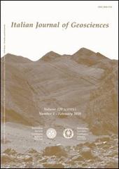 Italian journal of geosciences edito da Ist. Poligrafico dello Stato