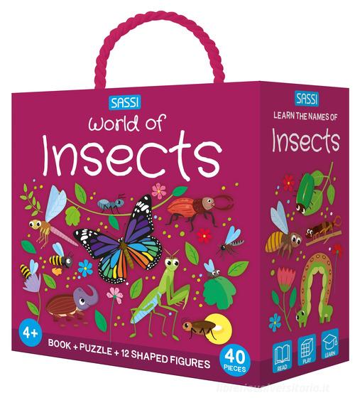 World of insects. Q-box. Ediz. a colori. Con puzzle di Matteo Gaule edito da Sassi