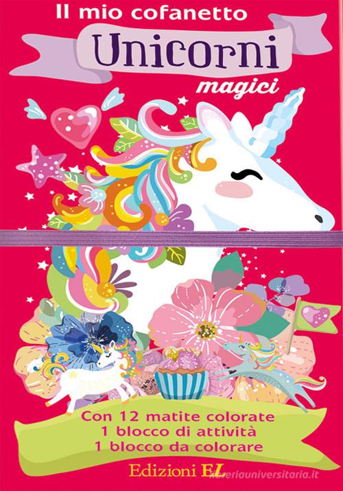 Il mio cofanetto. Unicorni magici. Ediz. illustrata. Con 12 matite colorate edito da EL