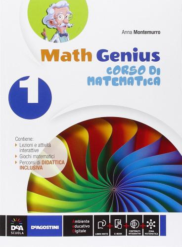 Math genius. Palestra matematica. Per la Scuola media. Con e-book. Con espansione online vol.1 di Anna Montemurro edito da De Agostini