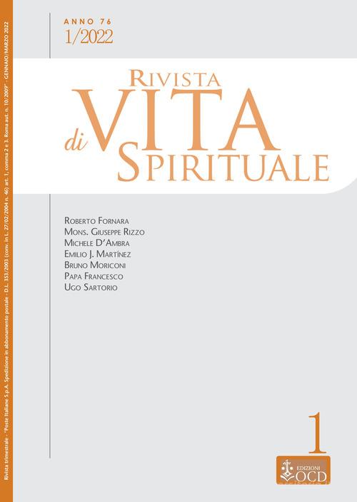 Rivista di vita spirituale (2022) vol.1 edito da OCD