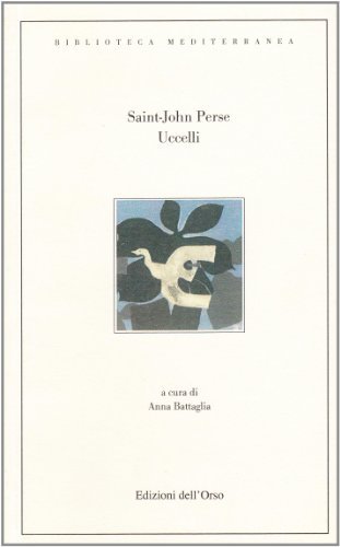 Uccelli di Perse Saint-John edito da Edizioni dell'Orso